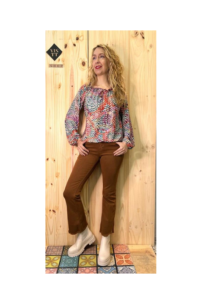Pantalon vaquero caldera campana
