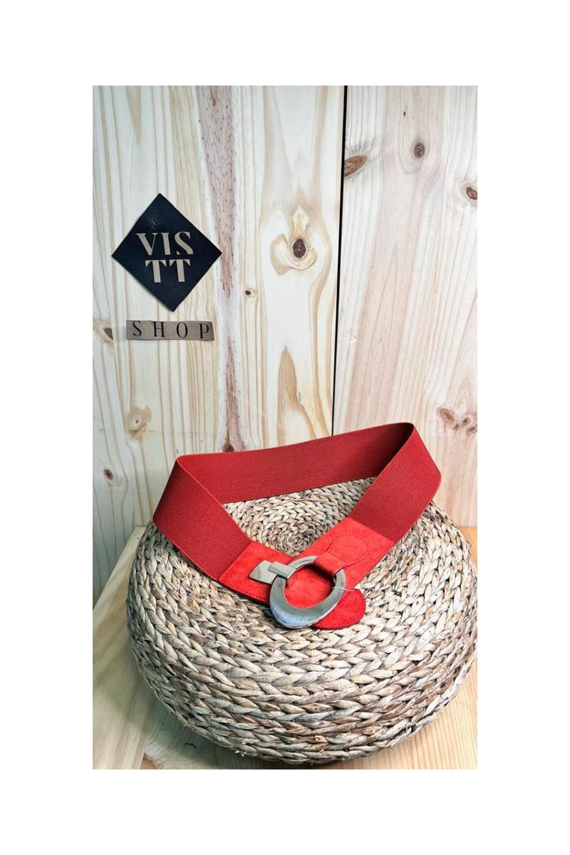 Cinturón elástico con broche